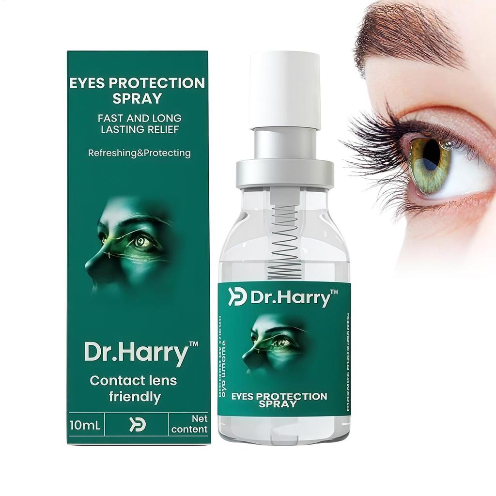 Xịt dưỡng ẩm mắt 10ml Xịt mắt tiếp xúc tác động nhanh Thân thiện với ống kính nhẹ nhàng dành cho nam nữ Nghiên cứu công việc Giảm ewoekvn