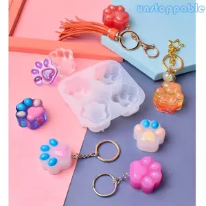 Unstop * Đồ trang sức thủ công MoldKeychain Khuôn nhựa DIY UV Epoxy Mold
