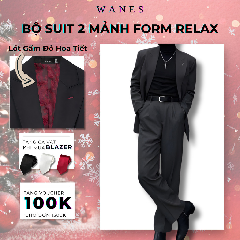 Bộ Suit 2 Mảnh Wanes x Athena | Personality Reflection Suit Nam Nữ ...