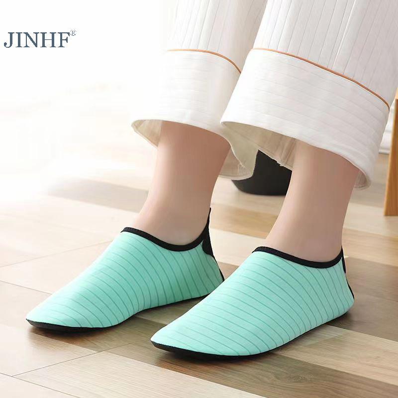 JINHF 1 Đôi Giày Nước Thể Thao Đi Biển Lặn Biển Giày Bể Bơi Nhanh Khô Tập Yoga Tất Slip-on Cho Lướt Bơi Cho Nữ HOT