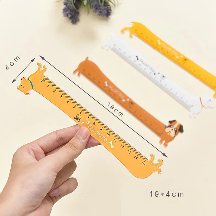Thước dài 12cm hình bé động vật dễ thương