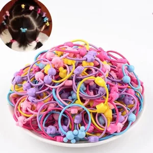 10 Sợi dây cột tóc cho bé gái nhiều màu