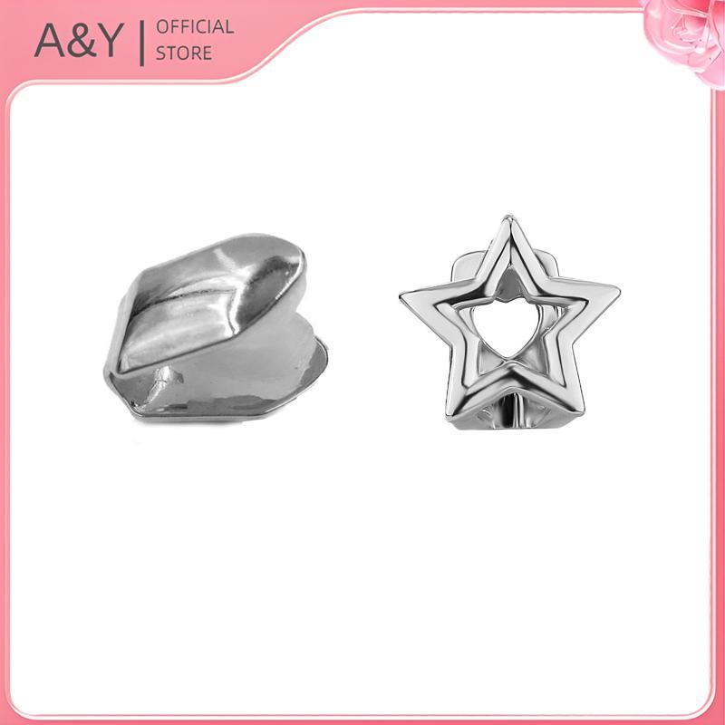A & Y Grillz Răng Miệng Phong Cáchpunk Y2K Với Biểu Tượng Pentagram Cho Nữ