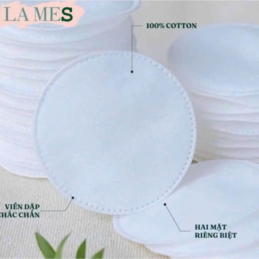 [1 Gói 201 Miếng Chính Hãng] Bông Tẩy Trang Lames 100% Cotton, ƯU VIỆT TIỆN LỢI TIẾT KIỆM