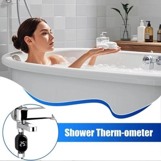 Nhiệt kế nước bằng thép không gỉ - Màn hình LED Điều khiển cảm ứng chống nước cho bồn tắm tắm