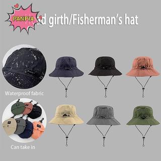 [PNPIA] 1Pc Mùa Hè Có Thể Điều Chỉnh Mũ Ngư Dân Nhanh Khô Chống Thấm Nước Drawcord Mũ Xô Unisex Lưu Trữ Có Thể Gập Lại Mũ Xô VN