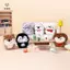 1 Cặp Móc Khóa Chó Sang Trọng Dễ Thương Búp Bê Động Vật Mặt Dây Chuyền Móc Khóa Dành Cho Nữ Bé Gái Hoạt Hình Schoolbag Ba Lô Mặt Dây Chuyền Quà Tặng Quyến Rũ [Mina]