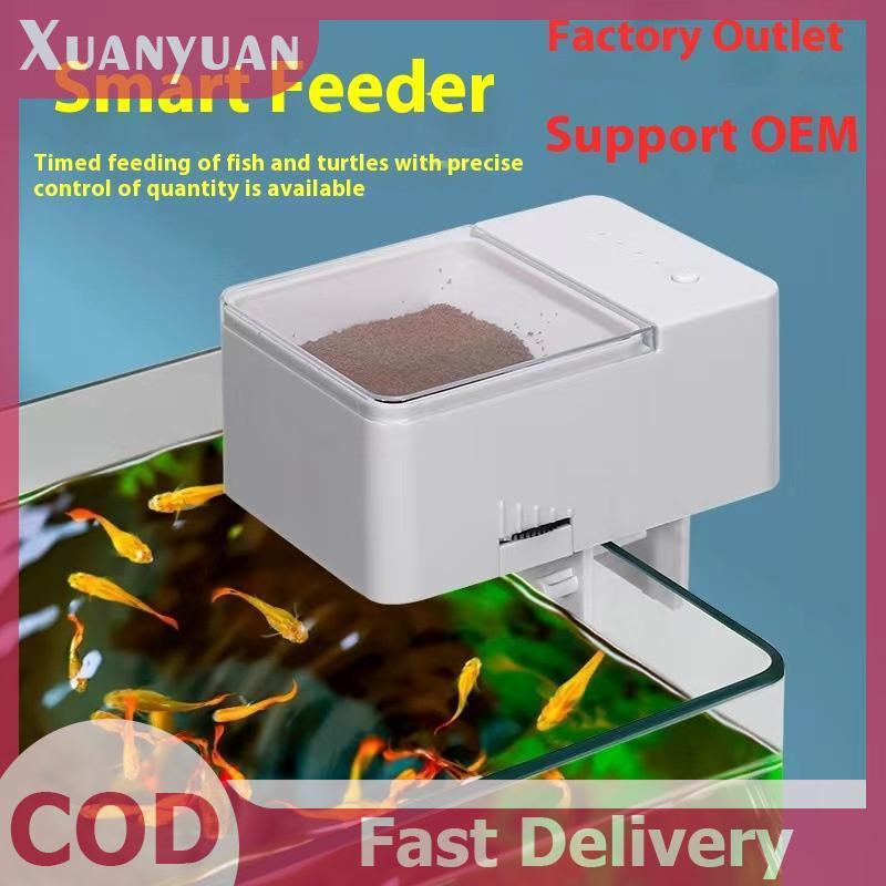 XUAN LED Bể Cá Kỹ Thuật Số Cá 500ml Kỹ Thuật Số Thông Minh Tự Động Ăn Cá Có Hẹn Giờ Cho Thú Cưng Ăn Cá Thực Phẩm VN