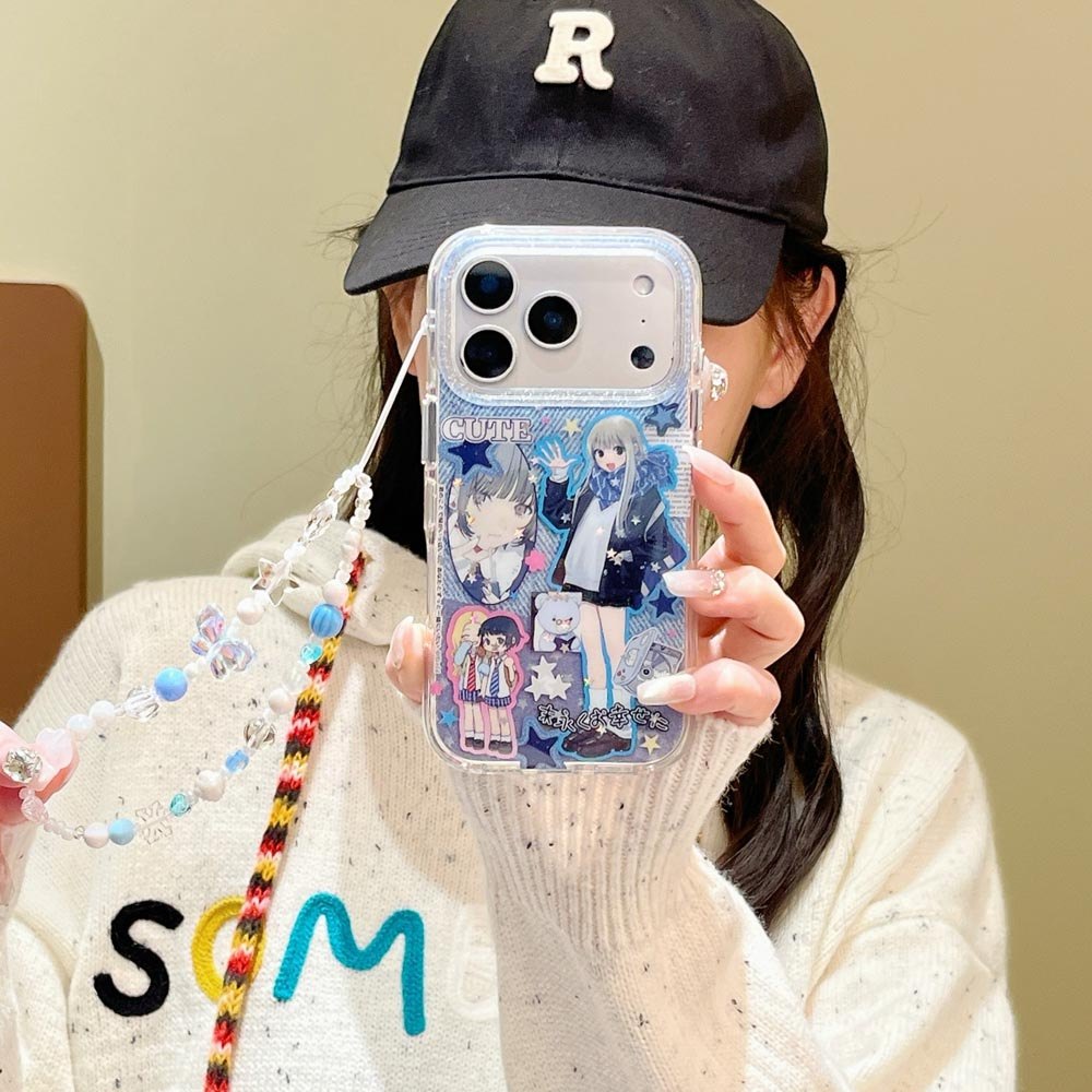 Ốp lưng cứng Tương thích với iPhone 13 14 14Pro 14ProMax 15 15Pro 15ProMax 16 16Pro 16ProMax 17 17Pro 17ProMax Ốp họa tiết sọc xanh