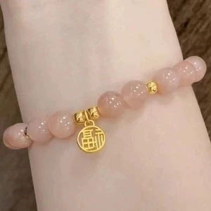 Vòng Tay Hạt Phong Cách Fu Nhân, Quà Tặng Sang Trọng Cho Bạn Gái