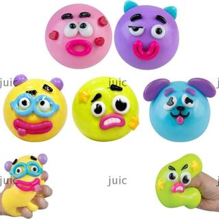 JUIC Dog Face Swap Squishy, Ultra Soft Slow Rebound Slow Rising Squishy, Sáng tạo Giảm căng thẳng Thiết kế khuôn mặt dễ thương Pinch Le Đồ chơi dành cho trẻ em Người lớn