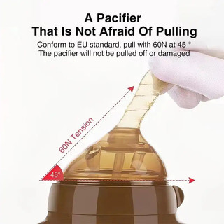 [SUFO] Bình sữa silicon chất lượng cao có bóng trọng lực, thiết kế chống đầy hơi, 150ML / 240ML, 0-3 tuổi