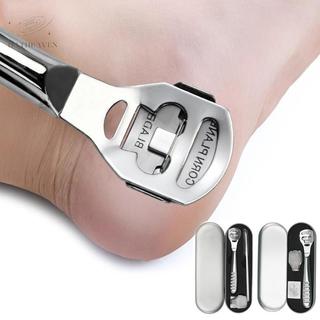 [hatheaven] Bộ dụng cụ làm móng chân bằng thép không gỉ Chăm sóc chân Dao cạo da cứng Old Calluses Tẩy tế bào chết Dụng cụ cạo râu Dụng cụ cạo râu Chăm sóc bàn chân Đẹp