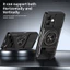 Armor Slide Lens Funda cho Infinix Smart 20 4G Ốp lưng xoay vòng từ tính cho Infinix Smart 20 4G Ốp lưng có thể gập lại Capa