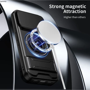Giáp Xoay Ống Kính Trượt Funda Cho Google Pixel 10A Ốp Lưng Vòng Từ Tính Dành Cho Google Pixel 10A Ốp Lưng Chân Đế Có Thể Gập Lại Capa