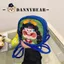 Túi đeo chéo hình minh họa dễ thương Danny Bear Nữ ins Túi vải Graffiti ngộ nghĩnh Túi tròn nhỏ độc đáo phù hợp cho mọi trận đấu 31305