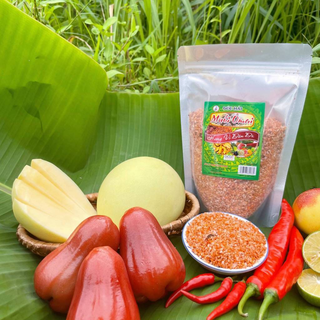 Muối Ô Mai Đức Hải Chua Ngọt đậm đà Chấm Trái Cây - Đồ Nướng - Gia vị Tẩm Ướp - Lọ 110g