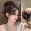 < Honeyba > Dây Buộc Tóc Phong Cách Mới Và Pas Tóc Giả Lông Tơ Bun Phụ Kiện Tóc Bó Thấp Dây Buộc Tóc Cho Nữ Phần Mở Rộng Tóc Và Tóc Giả Đẹp
