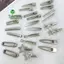 8 Chân Tóc Bé Gái Kim Loại Bạc Giả Kẹp Tóc Nữ Kẹp Tóc Bên Nổ Nữ Nữ Barrettes Phụ Kiện Tóc [Mới]