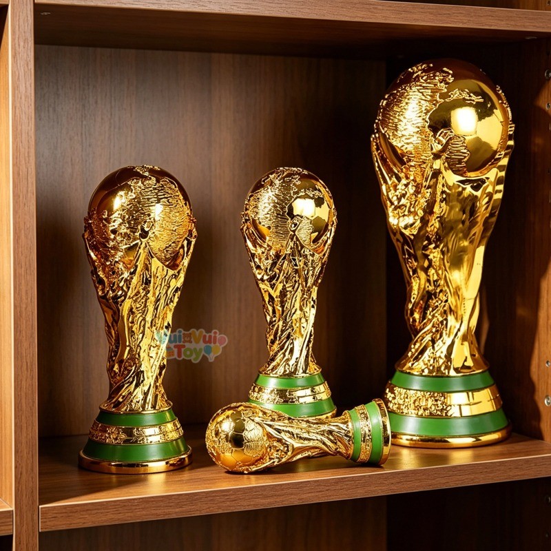 Mô hình cúp vàng World Cup 2026 – trang trí bàn làm việc, bàn học rất đẹp