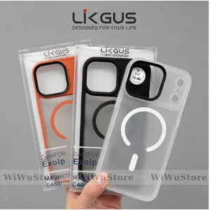 Ốp Lưng Likgus iPhone 17 Pro Max / 17 Pro Nhám Chống Sốc Bảo Vệ Camera Toàn Diện Hỗ Trợ Sạc Không Dây Có Vòng Từ Tính