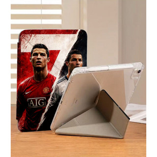 Ốp Lưng Ronaldo 7 Cho iPad A16 Air 4/5/6/7/8 Pro 11 12.9 Cristiano Ronaldo Y-fold iPad Gen 12 11 10 9 8 7 6 5 Mini 6/7
