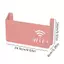 Luckyew Không Dây Wifi Router Kệ Hộp Bảo Quản Treo Tường Nhựa ABS Hộp Tổ Chức Cáp Điện Braet Hộp Tổ Chức Trang Trí Nhà TQ