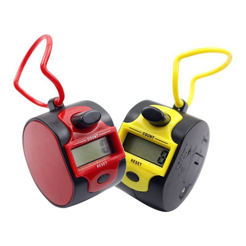 JCSYFAC Tally Counter Cầm Tay Đan Hàng Cliers 5 Chữ Số Cầm Tay Bằng Tay LCD Điện Tử Thể Thao Đếm Công Cụ Mới