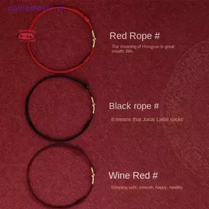 Vòng Tay Handmade Thời Trang Dây Đỏ Luy Lắc Tay Nam Nữ Người Yêu Bạn Thân Nhất Luy Vòng Tay Vòng Chân Kích Thước Điều Chỉnh MỚI
