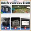 POWER Camera quan sát phía sau Tấm chắn mưa Silicone Bảo vệ ống kính Baup đa năng Chống nước để sử dụng ngoài trời trên ô tô Tru.