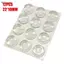 Bigapple 12 Chiếc Trong Suốt Tự Dính Chặn Cao Su Giảm Chấn Đệm Tủ Ốp Lưng Silicon RDG