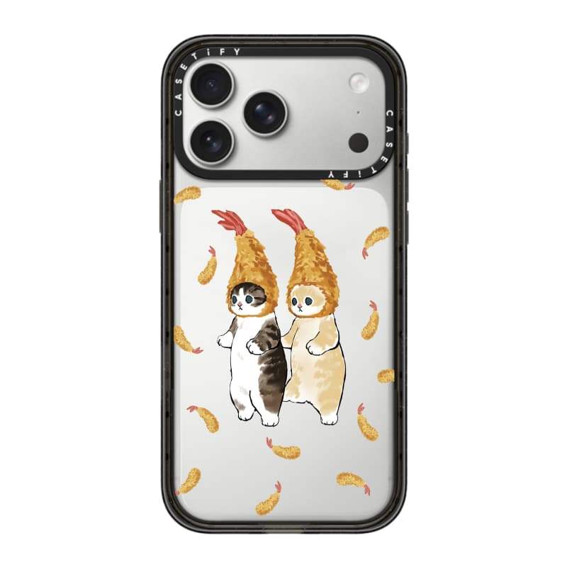 CASECASE X Tôm Đuôi Mèo Đen / Bầu Trời Xanh / Hồng Fizz Kẹo Bộ Sưu Tập Màu Sắc Trong Suốt Cứng Từ Hút Tác Động Cho Apple IPhone 13 14 15 16 17Pro Max Plus Có Hộp