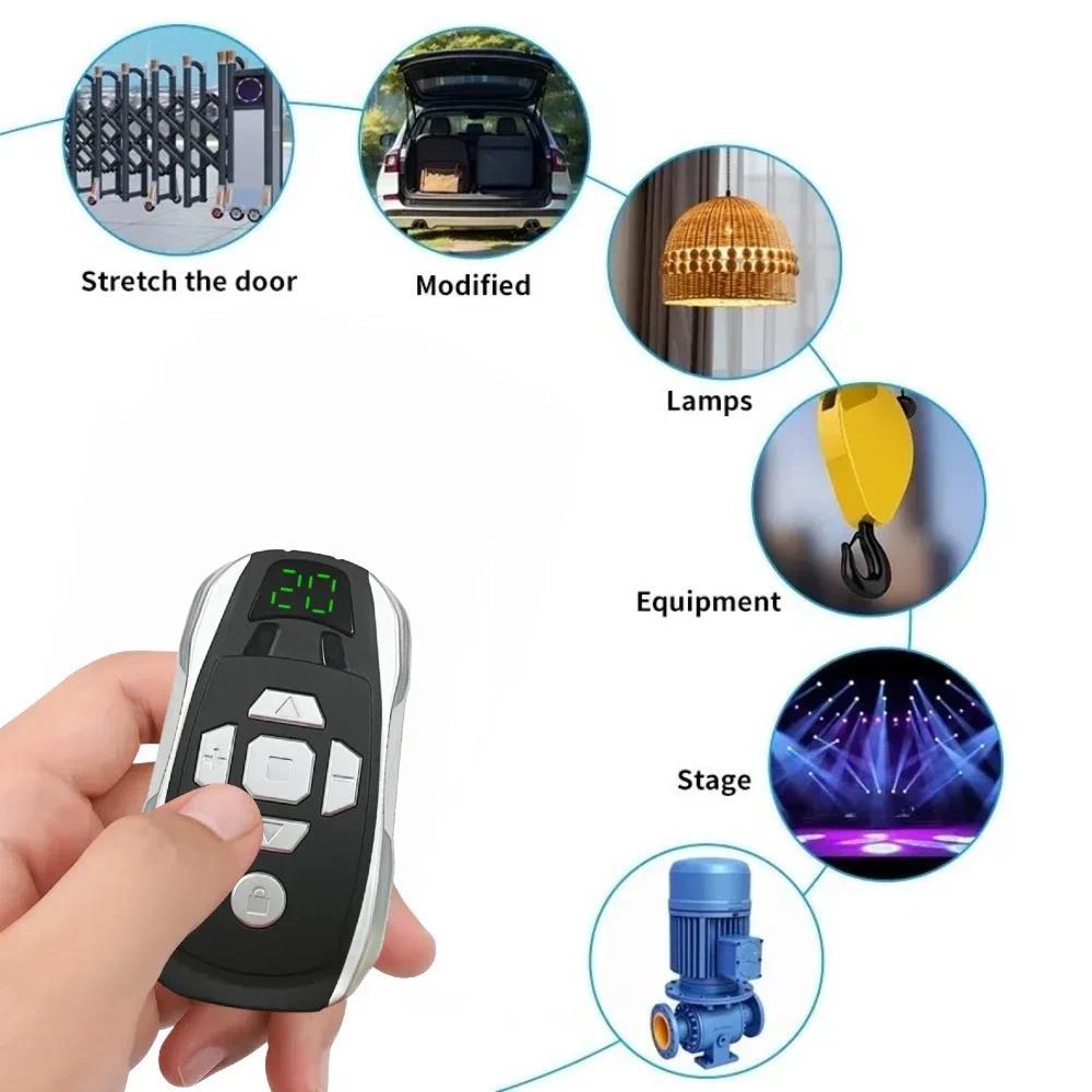 [Sẵn sàng] Điều khiển từ xa đa tần số 300-915MHZ Bộ sao chép chìa khóa cửa nhà để xe có thể sạc lại Sao chép Bộ điều khiển đa năng 433MHZ
