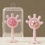 Bé Silicone Tay Lục Lạc Chuông Miếng Dán Thực Phẩm Cho Bé Chống Ăn Tay Tay Dụng Cụ Cầm Tay Răng Hàm Dính Đồ Chơi Làm Dịu Có Hộp Bảo Quản 5.18 SRGC