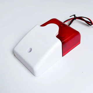 Còi báo động 103 có đèn chớp, chỉnh âm lượng đa điện áp - Còi Hú Đèn Chớp Báo Động, Đèn Chớp, 12V DC