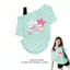 Dạo Phố Nặng Cotton Nguyên Chất Giả Hai Mảnh Chấm Bi Áo Thun Nữ Mùa Xuân Sữa Vàng Dopamine Tất Cả Trận Đấu Rời Top 5.19