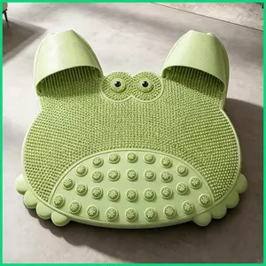 Máy chà sàn chân Thảm tắm Cốc hút Làm sạch lưng Massage Pad Làm sạch lưng chân Máy chà sàn cho vận động viên Người cao tuổi jiwvn
