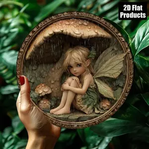 HELLOYOUNG Vintage Nấm Tín Hiệu Treo Tường Nghệ Thuật Trang Trí Cho Phòng Khách Phòng Ngủ Quà Tặng