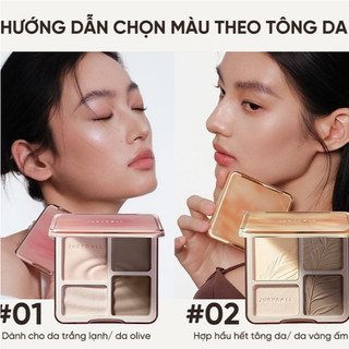 Bảng Phấn Tạo Khối & Bắt Sáng JUDYDOLL 4 Trong 1 – 9g