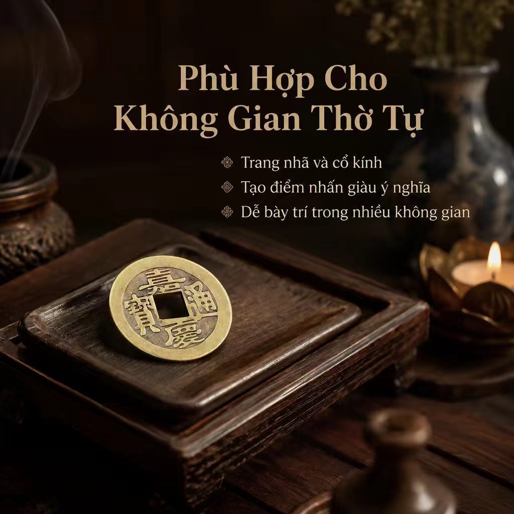 [COD] 20/50 Đồng Xu Cổ Âm Dương Ngũ Đế - Để Bàn Thờ, Cầu May Mắn, Hút Lộc, Hành Kim Chuẩn Phong Thủy