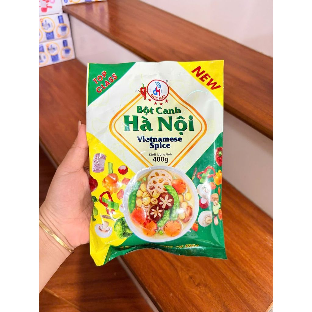 Muối Bột Canh Hà Nội Cao Cấp gói 400g - Đức Hải Food - Hương vị đậm đà cho mọi món ăn thêm thơm ngon