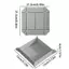 Thớt Gấp Silicon Từ Tính Thảm Di Động Có Thể Tái Sử Dụng Silicon Gấp Thớt Cho Nhà Bếp Nấu Ăn Ngoài Trời jiwvn