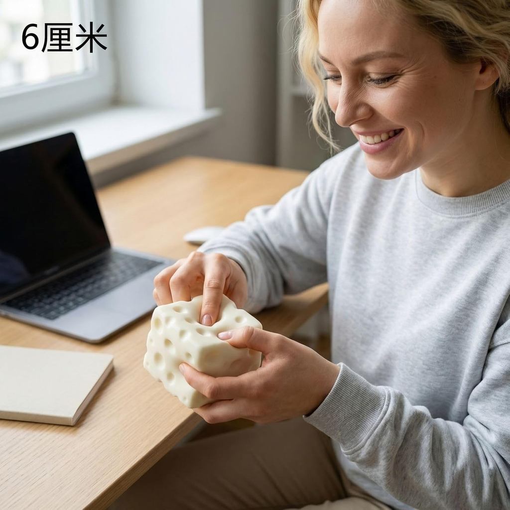 Đồ chơi Squishy phô mai màu vàng khổng lồ Jumbo, Đồ chơi Fidget giảm căng thẳng mềm tăng chậm, Khối phô mai chủ đề thực phẩm mới lạ dành cho trẻ em và người lớn, Quà tặng dự tiệc & sinh nhật (2.8in)