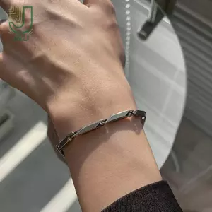 J & U Punk Vintage - Lắc Tay Xoắn Dệt, Vòng Tay Thép Titan Hợp Thời Trang