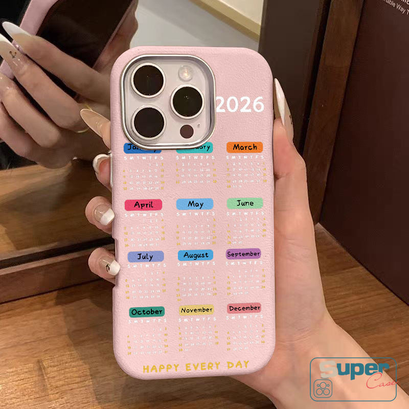 Ốp Lưng Cho Redmi 13C A3 10C 13X 14C 12C 9A 10A Note 8 9 10 9C 9 10 9C NFC 12 A1 9T A2 Note 14 11s 12 13 Pro Thời Trang Sáng Tạo 2026 Lịch Hàng Năm Da Họa Tiết