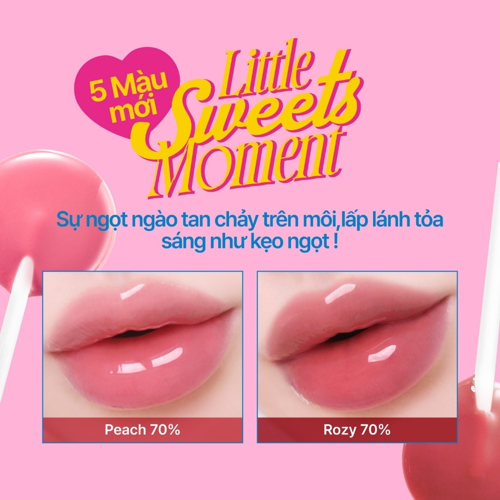 Son Bóng FWEE 3D Voluming Gloss Môi Căng Mọng 3D Tự nhiên, Mềm môi, Không bết dính 17 Màu 5.3g | BigBuy360 - bigbuy360.vn