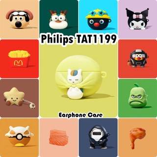 [imamura] Dành Cho Philips TAT1199 Vỏ Silicon Mềm Chống Rơi Hoạt Hình Vỏ Tai Nghe NO.3