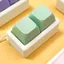 Móc khóa bàn phím IAPPORTUNIA, Giảm căng thẳng 2 phím Fidget Móc khóa, DIY Pass The Time Nút Mini Keycap dành cho người lớn Trẻ em