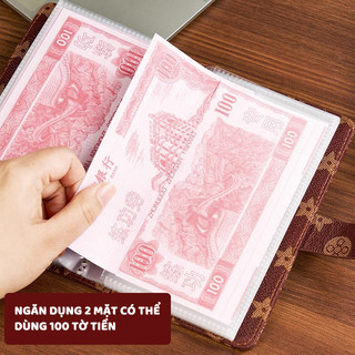 Sổ tiết kiệm đựng tiền cao cấp – Khóa bảo vệ chắc chắn, 100 trang giấy dày, kiểu dáng đẹp mắt và sang trọng