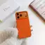 Ốp điện thoại da cam sang trọng cho iphone 17 16 15 Pro Max 14 Pro Max 14 plus 13 Pro Max i13 13pro 11 Pro Max i11